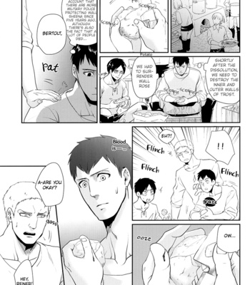 [Kamata Udon (Tamao)] Shingeki no Kyojin dj – Ha no Ue de Odoru [Eng] – Gay Manga sex 12