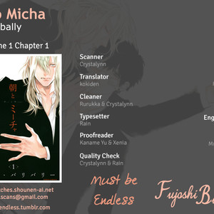 [Billy Balibally] Asa to Micha (update Vol.2) [Eng] – Gay Manga thumbnail 001