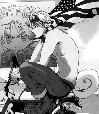 [Hakka Pink (ABENO Chako)] Hetalia dj – Inumimi Merica to Arthur-san [Eng] – Gay Manga sex 14