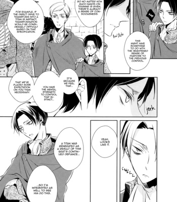 [Fuukatei (YAZAKI Ryoo)] Shingeki no Kyojin dj – Kyojinka Eren no Kansatsu Nikki [Eng] – Gay Manga sex 8