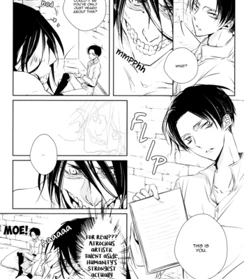 [Fuukatei (YAZAKI Ryoo)] Shingeki no Kyojin dj – Kyojinka Eren no Kansatsu Nikki [Eng] – Gay Manga sex 13
