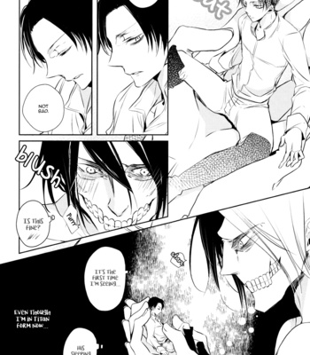 [Fuukatei (YAZAKI Ryoo)] Shingeki no Kyojin dj – Kyojinka Eren no Kansatsu Nikki [Eng] – Gay Manga sex 15