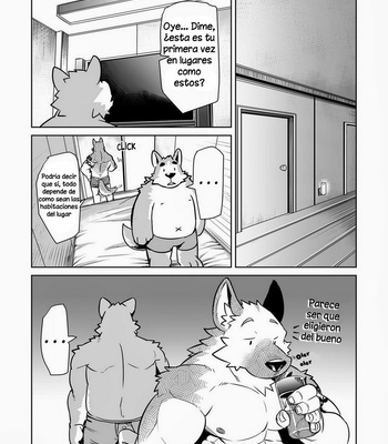 [Dabo (Syukouakanaru)] Shirai-kun no Shakai Kengaku | La investigación pública de Shiro [Spanish] – Gay Manga sex 14