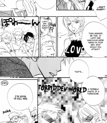 [Ichinomiya Shihan] One Piece dj – LoverboyS [Eng] – Gay Manga sex 25