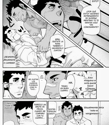 [Matsu Takeshi] Makumakuran Hakase no Kiken na Oyuugi [Spanish] – Gay Manga sex 23