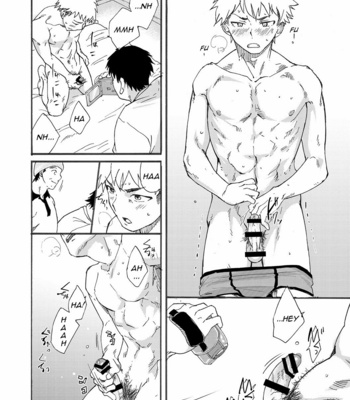 [Eichi Jijou (Takamiya)] Shitagi Model no Doutei Chinpo Kucchaimashita! [Eng] – Gay Manga sex 14