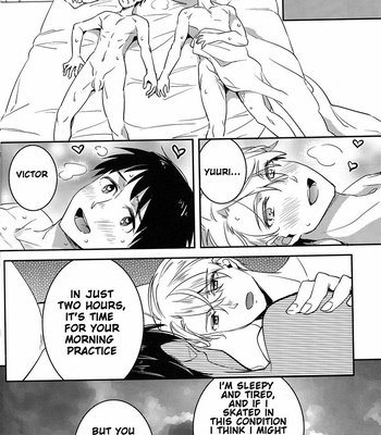 [mekkyaku maim (Matsumoto)] Yuri on Ice dj – Isshoni neyou yo kobutachan [Eng] – Gay Manga sex 25