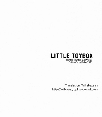 [Watagashi Maker] Hunter x Hunter dj – Little Toybox [Eng] – Gay Manga sex 2