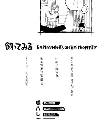 [Saruya Hachi] One Piece dj – Experiments on His Property [Eng] – Gay Manga sex 13