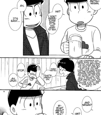 [Kanekashi (Toichi)] Matsuno-ka chōnan no zankokuna asobi – Osomatsu-san dj [Eng] – Gay Manga sex 19