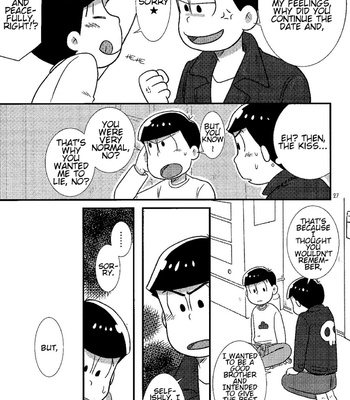 [Kanekashi (Toichi)] Matsuno-ka chōnan no zankokuna asobi – Osomatsu-san dj [Eng] – Gay Manga sex 28