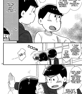 [Kanekashi (Toichi)] Matsuno-ka chōnan no zankokuna asobi – Osomatsu-san dj [Eng] – Gay Manga sex 29