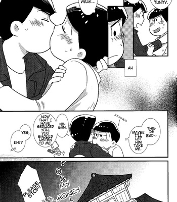 [Kanekashi (Toichi)] Matsuno-ka chōnan no zankokuna asobi – Osomatsu-san dj [Eng] – Gay Manga sex 30