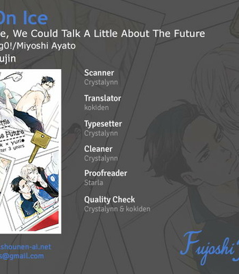 [8go! (MIYOSHI Ayato)] Yuri!!! on Ice dj – If, for Example, We Could Talk a Little about the Future [Eng] {Fujoshi Bitches} – Gay Manga thumbnail 001