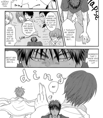 [Tokiwa Zone] Kuroko no Basuke dj – Tsukinukeru no wa Boku no Koi [Eng] – Gay Manga sex 17