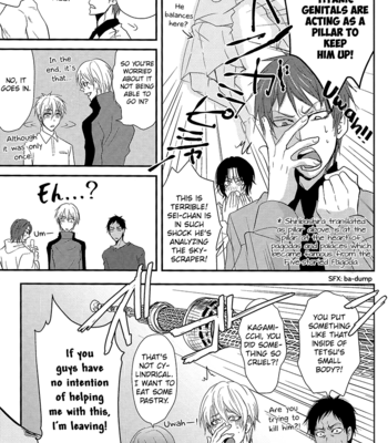 [Tokiwa Zone] Kuroko no Basuke dj – Tsukinukeru no wa Boku no Koi [Eng] – Gay Manga sex 27