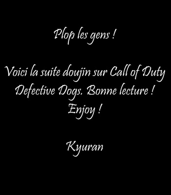 Gay Manga - [Tinmeshi] Defective Dogs 2 – Call of Duty Modern Warfare DJ [French] – Gay Manga