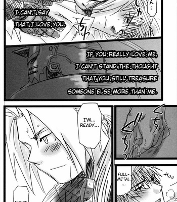 [Mijinko Paradise (AZUMA Jyuji)] Fullmetal Alchemist dj – Kowareta Kimi no Naoshikata [Eng/JP] – Gay Manga sex 12