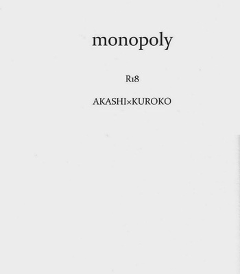 [CHERRY&Co.] monopoly – Kuroko no Basuke dj [kr] – Gay Manga sex 3