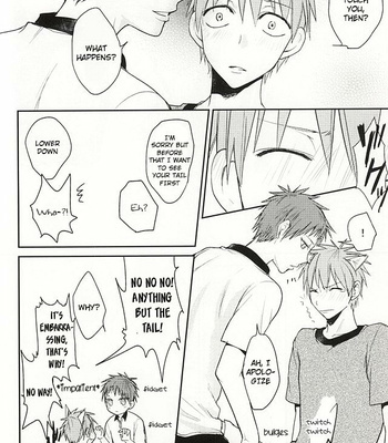 [Multi Dennou◎ (Tatsuma Chima)] Motto kikasete? – Kuroko no Basuke dj [Eng] – Gay Manga sex 9