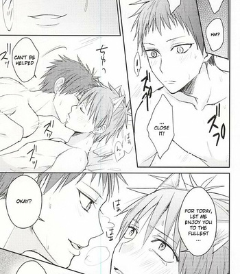 [Multi Dennou◎ (Tatsuma Chima)] Motto kikasete? – Kuroko no Basuke dj [Eng] – Gay Manga sex 18