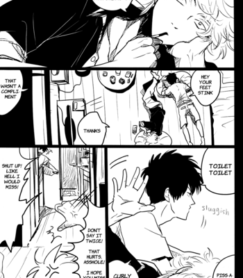 [Paraiso/ Harada] Gintama dj – Ochiru [Eng] – Gay Manga sex 19