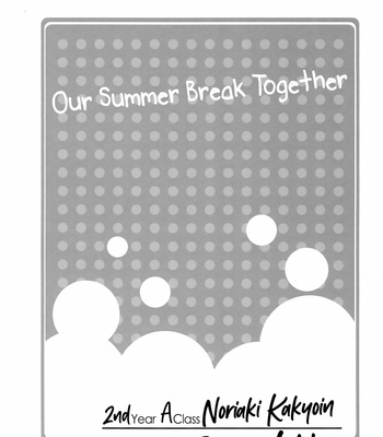 [Tetsuo (No.28)] Our Summer Break Together – JoJo’s Bizarre Adventure dj [Eng] – Gay Manga sex 2