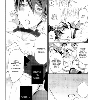 [Sneeeze (Kubu)] Kocchi Muite Maid-san – Free! dj [Eng] – Gay Manga sex 17