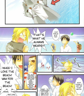[3×3 Cross] Sun! Surf! Alchemists! – Fullmetal Alchemist dj [Eng] – Gay Manga sex 10