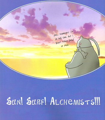 [3×3 Cross] Sun! Surf! Alchemists! – Fullmetal Alchemist dj [Eng] – Gay Manga sex 2
