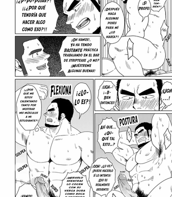 [Mousou Wakusei (Moritake)] FULLBOCKY – Sensei wa Stripper!? [Spanish] – Gay Manga sex 37