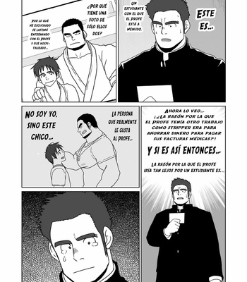 [Mousou Wakusei (Moritake)] FULLBOCKY – Sensei wa Stripper!? [Spanish] – Gay Manga sex 45