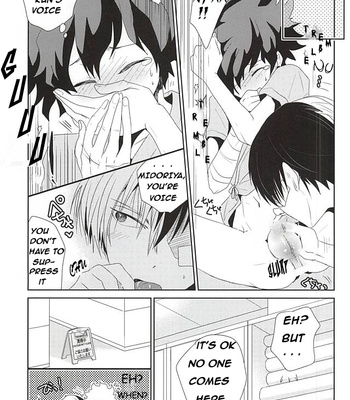 [Ambient (Kuriyama Natsuki)] My Hero Academia dj – Koe ga Kikoeru Hikari no Hou e [Eng] – Gay Manga sex 12