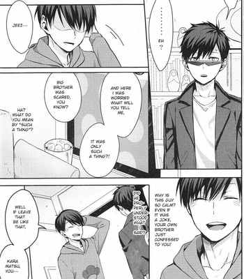 [7100 En Potechi] Uso to kare no kakushigoto – Osomatsu-san dj [Eng] – Gay Manga sex 8
