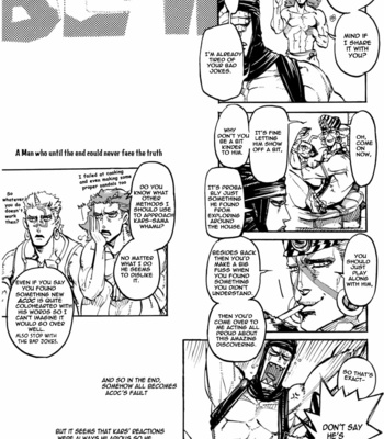 [Tomatotyphoon] Jojo no Kimyou na Bouken dj – Blow [Eng] – Gay Manga sex 13