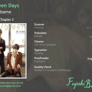 Gay Manga - [SATO Tsubame] Evergreen Days [kr] – Gay Manga