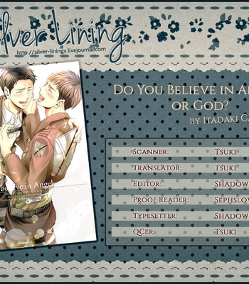 Gay Manga - [Itadaki Cat (NEKOTA Kojirou)] Shingeki no Kyojin dj – Do You Believe in Angels or God? [Eng] – Gay Manga
