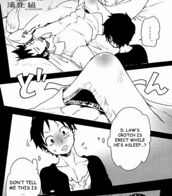 [S+y (Yumiya)] Trafalgar wa Gomugomu no Yume o Miru ka? – One Piece dj [Eng] – Gay Manga sex 5