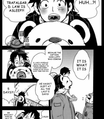 [S+y (Yumiya)] Trafalgar wa Gomugomu no Yume o Miru ka? – One Piece dj [Eng] – Gay Manga thumbnail 001