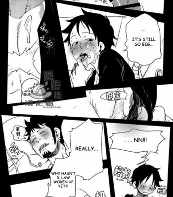 [S+y (Yumiya)] Trafalgar wa Gomugomu no Yume o Miru ka? – One Piece dj [Eng] – Gay Manga sex 15