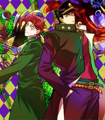 Gay Manga - [Mee (Hisaichi)] Jotaro and Noriaki Kakyoin various – Jojo dj [JP] – Gay Manga