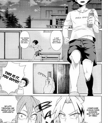 [Sakana Kusai (Sakamei Hamachi)] Yoru wa Mijikashi Koiseyo Shounen – Boku no Hero Academia dj [Eng] – Gay Manga sex 6