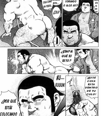 [Seizoh ebisubashi] My senpai is a dog [Spanish][Decensored] – Gay Manga sex 3
