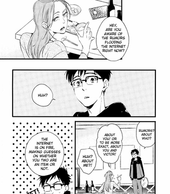 [Wagashi Kenkyukai (namezo)] When talking about love. – Yuri on Ice dj [Eng] – Gay Manga sex 4
