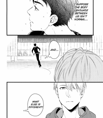 [Wagashi Kenkyukai (namezo)] When talking about love. – Yuri on Ice dj [Eng] – Gay Manga sex 6