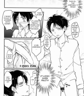 [Hey You! (Non)] Shingeki no Kyojin dj – Corporal, I’m Asking for Your Co-operation [Eng] – Gay Manga sex 14