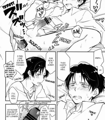 [Hey You! (Non)] Shingeki no Kyojin dj – Corporal, I’m Asking for Your Co-operation [Eng] – Gay Manga sex 18