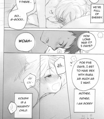 [Shiina] A Book All About DaiSuga Affirming Their Passionate Love – Haikyuu!! dj [Eng] – Gay Manga sex 5