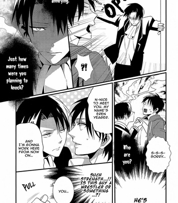 [AKOU Susugu] Shingeki no Kyojin dj – Koyoi Haikyo de Futarikiri [Eng] – Gay Manga sex 9