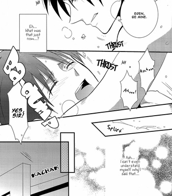[AKOU Susugu] Shingeki no Kyojin dj – Koyoi Haikyo de Futarikiri [Eng] – Gay Manga sex 19